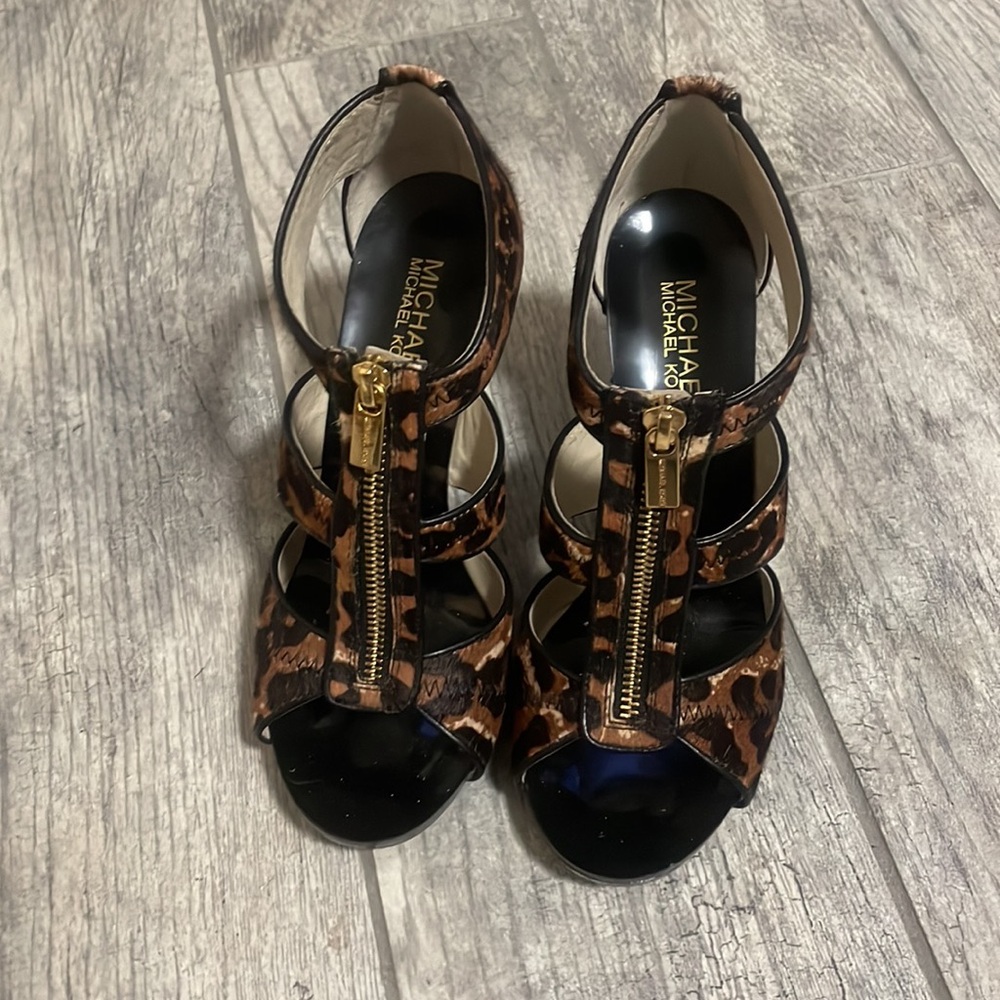 Michael Kors collection Woman’s high heels animal print originals - Picture 2 of 10